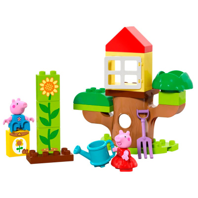 Конструктор Lego Duplo 10431 Свинка Пеппа Сад и домик на дереве 1